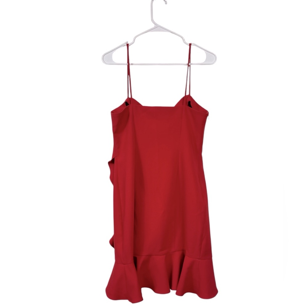 Likely Women’s Laverna Ruffled Classic Mini Sweetheart Dress in Red Size 10 NWT - Picture 3 of 10